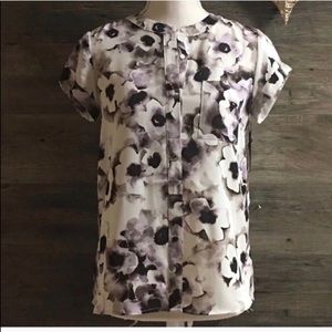 Simply Vera Petite Extra Small Button Down Blouse